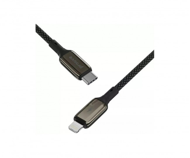 Кабель Proove Dense Metal Type-C to Lightning 27W Black (1m)